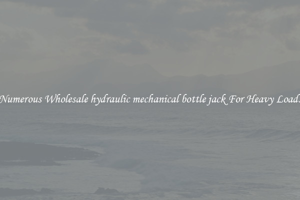 Numerous Wholesale hydraulic mechanical bottle jack For Heavy Loads