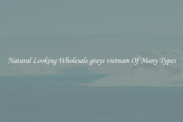Natural Looking Wholesale grays vietnam Of Many Types