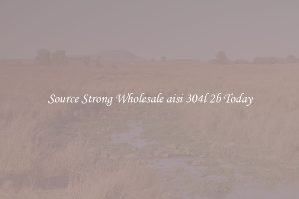 Source Strong Wholesale aisi 304l 2b Today
