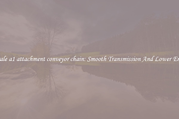 Wholesale a1 attachment conveyor chain: Smooth Transmission And Lower Emissions